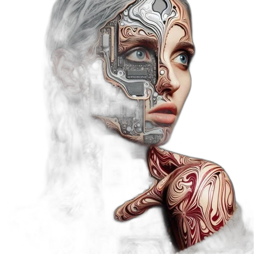 robot, mask, face, jewelry transparent PNG cut-out