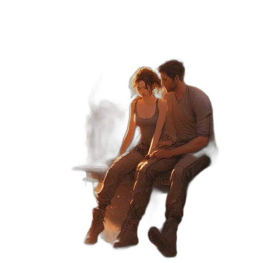 dress, concept art, photorealistic, oil painting transparent PNG cut-out