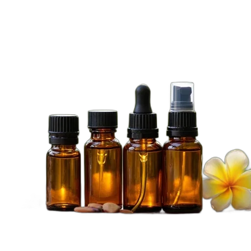 bottle, four, bottles, pure transparent PNG cut-out