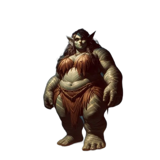 creature, staff, concept art, fantasy art transparent PNG cut-out