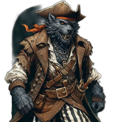 staff, jacket, hat, animal transparent PNG cut-out
