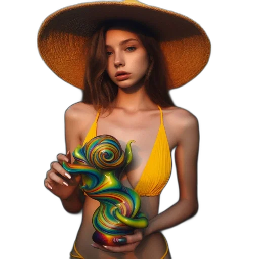 hat, jewelry, dress, flower transparent PNG cut-out