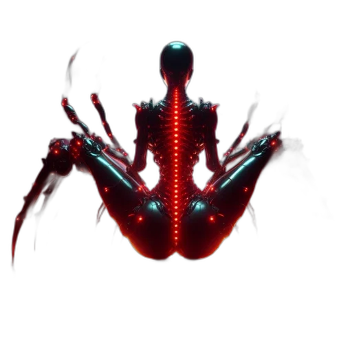 creature, animal, robot, crown transparent PNG cut-out