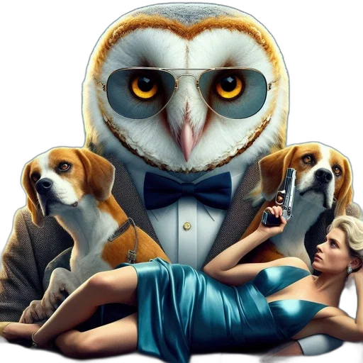 animal, dress, concept art, comic book art transparent PNG cut-out