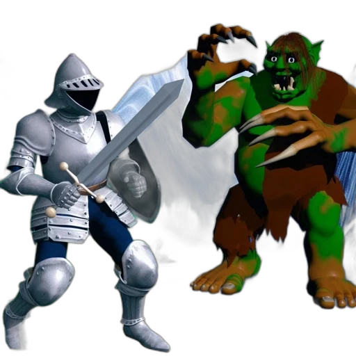 concept art, 3d render, fantasy art, pixel art transparent PNG cut-out