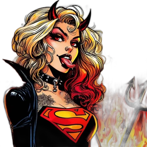 comic book art, concept art, cartoon, fantasy art transparent PNG cut-out