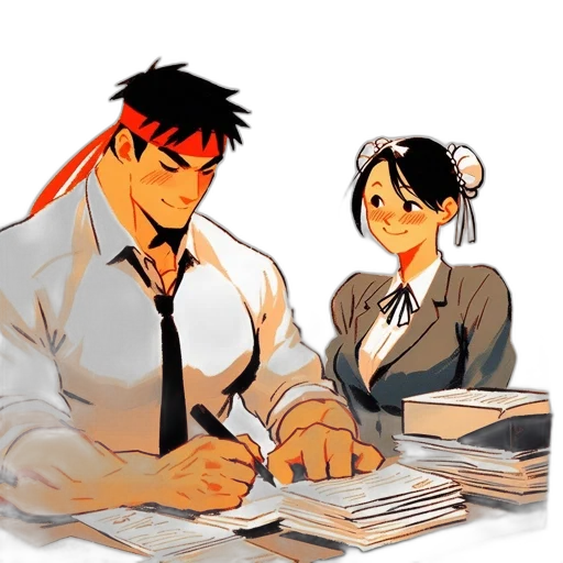 staff, comic book art, anime, concept art transparent PNG cut-out