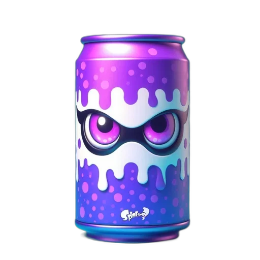 bottle, creature, robot, vaporwave transparent PNG cut-out