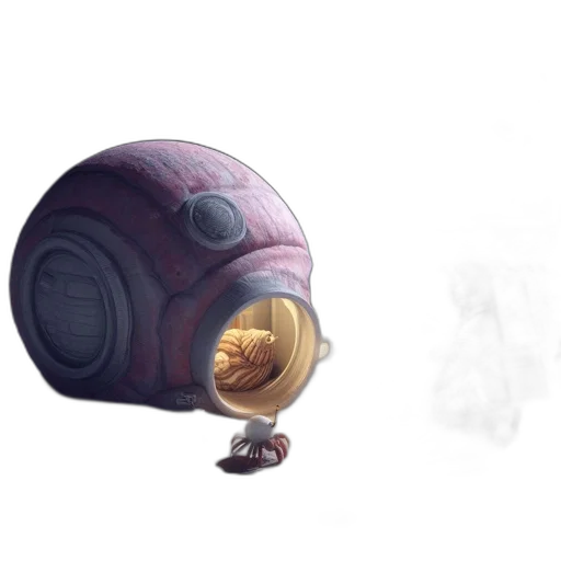 robot, mask, creature, weapon transparent PNG cut-out