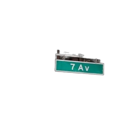 jewelry, street, sign, 7th transparent PNG cut-out