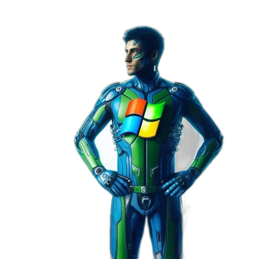 robot, jacket, concept art, 3d render transparent PNG cut-out