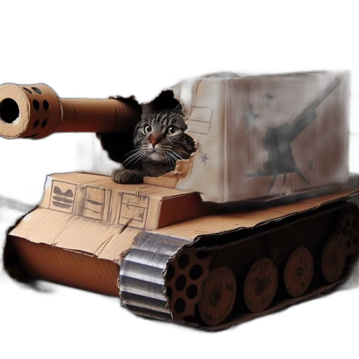 weapon, animal, robot, car transparent PNG cut-out
