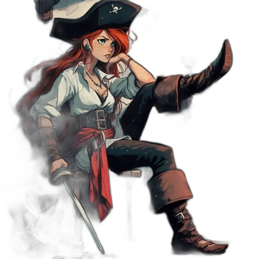 staff, weapon, hat, jacket transparent PNG cut-out