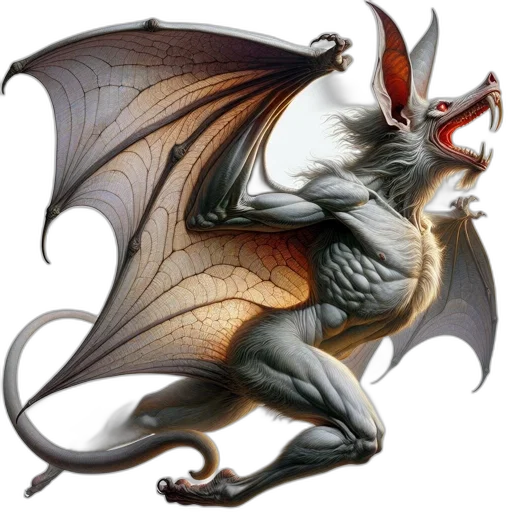 dragon, creature, animal, staff transparent PNG cut-out
