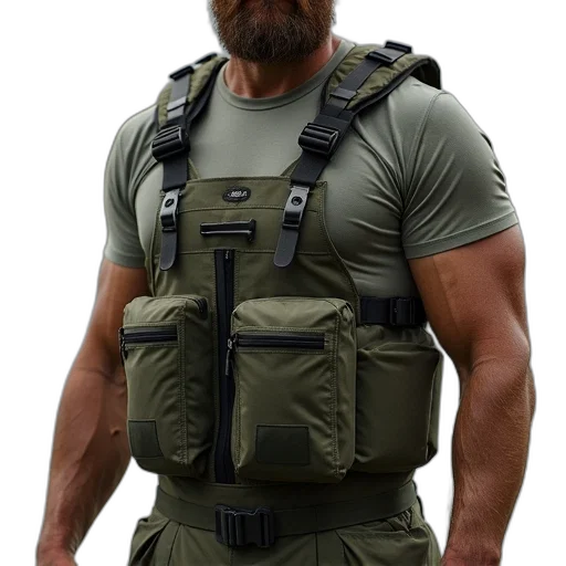 jacket, concept art, adjustable, chest transparent PNG cut-out