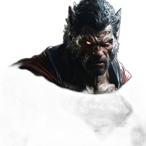 face, mask, weapon, dragon transparent PNG cut-out
