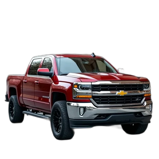car, photorealistic, chevrolet, silverado transparent PNG cut-out