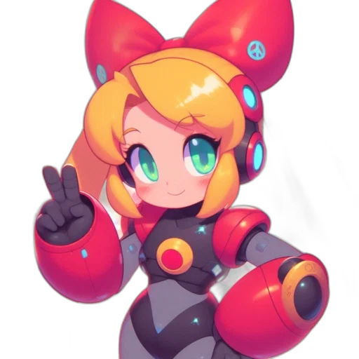 robot, staff, weapon, pixel art transparent PNG cut-out