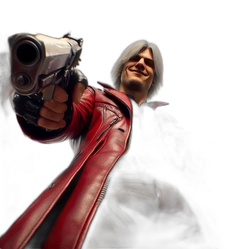 weapon, jacket, concept art, photorealistic transparent PNG cut-out