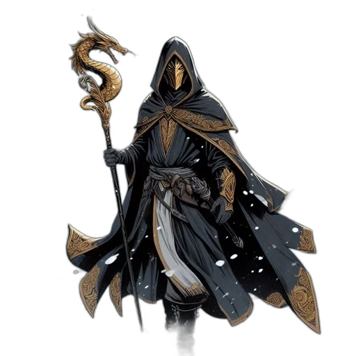 staff, dragon, sword, weapon transparent PNG cut-out