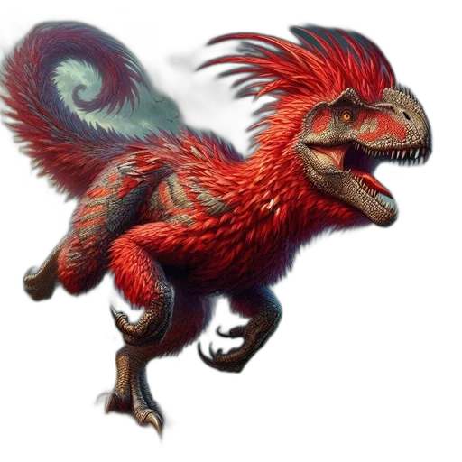 dragon, creature, animal, staff transparent PNG cut-out