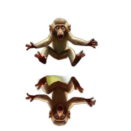 creature, animal, 3d render, concept art transparent PNG cut-out