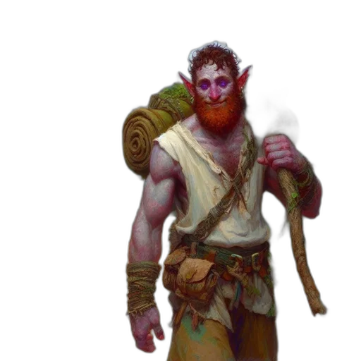 staff, creature, concept art, fantasy art transparent PNG cut-out