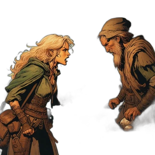 concept art, comic book art, fantasy art, fire transparent PNG cut-out