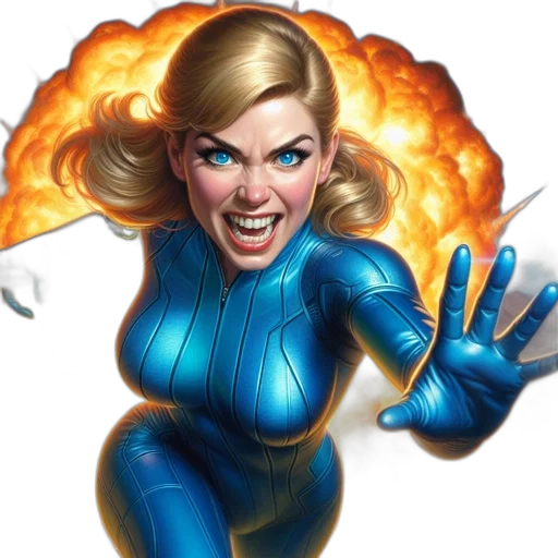 comic book art, concept art, powerful, warrior transparent PNG cut-out