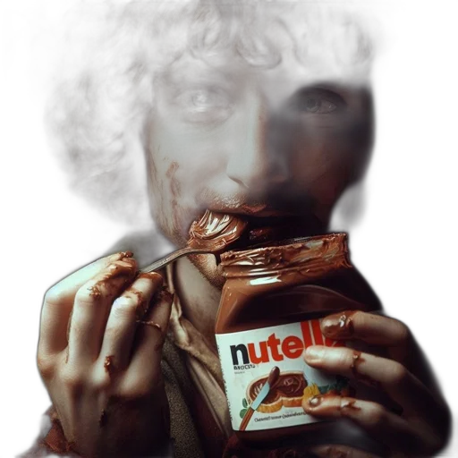 food, bottle, face, creature transparent PNG cut-out