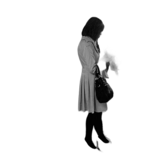 dress, staff, jacket, umbrella transparent PNG cut-out