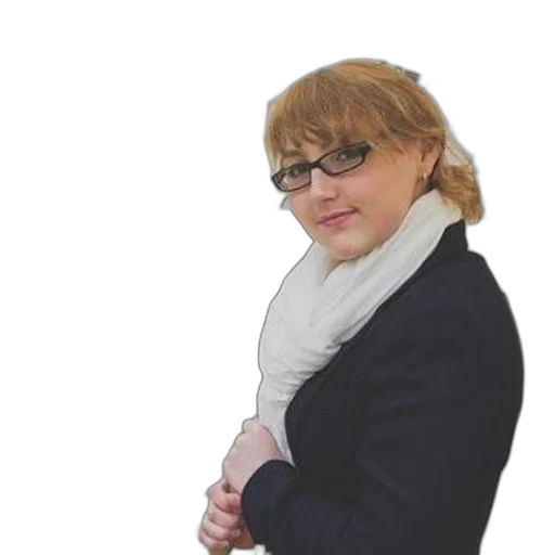 staff, jacket, face, dress transparent PNG cut-out