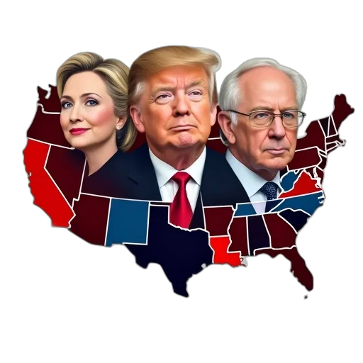 electoral, map, united, states transparent PNG cut-out