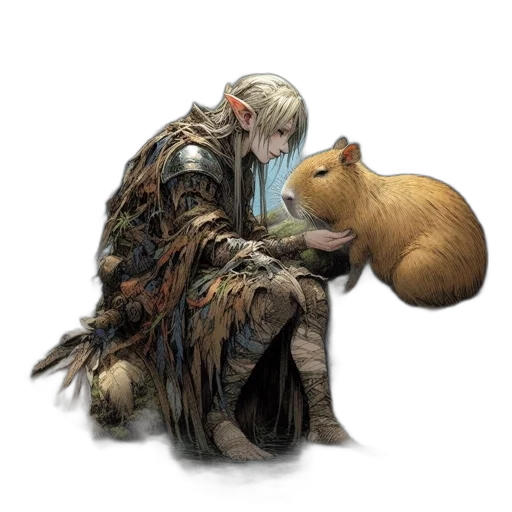 animal, creature, weapon, hair transparent PNG cut-out