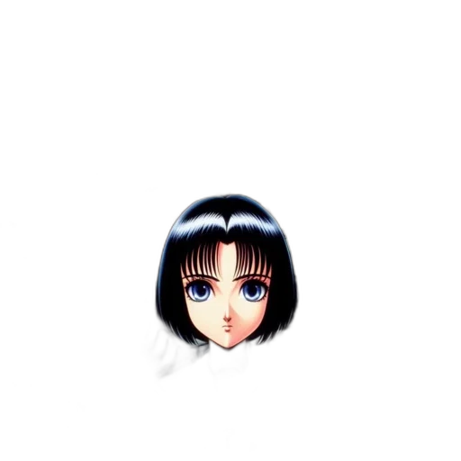 face, hair, robot, creature transparent PNG cut-out
