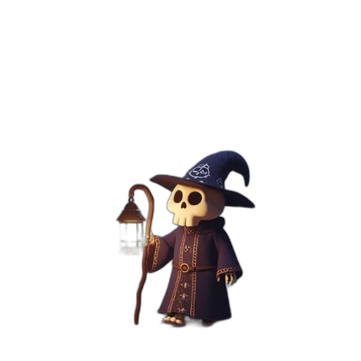staff, hat, weapon, mask transparent PNG cut-out