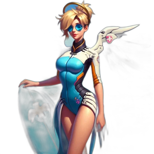 dress, staff, concept art, fantasy art transparent PNG cut-out