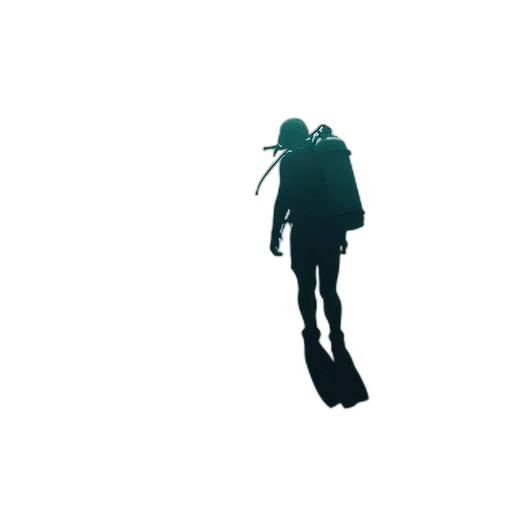 jacket, creature, robot, staff transparent PNG cut-out