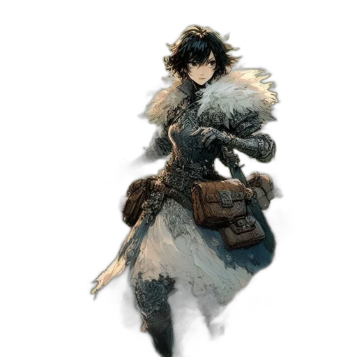 sword, dress, weapon, staff transparent PNG cut-out