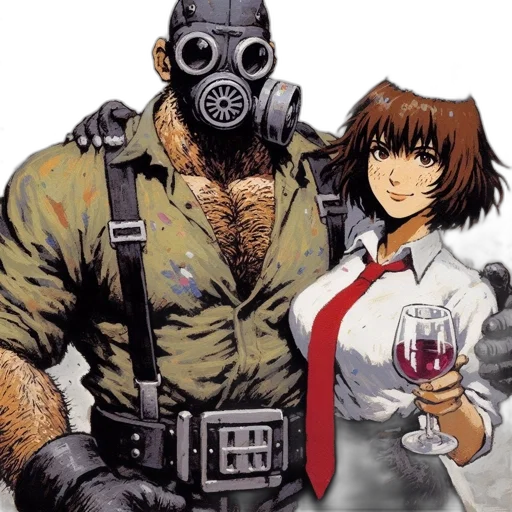 mask, weapon, comic book art, concept art transparent PNG cut-out