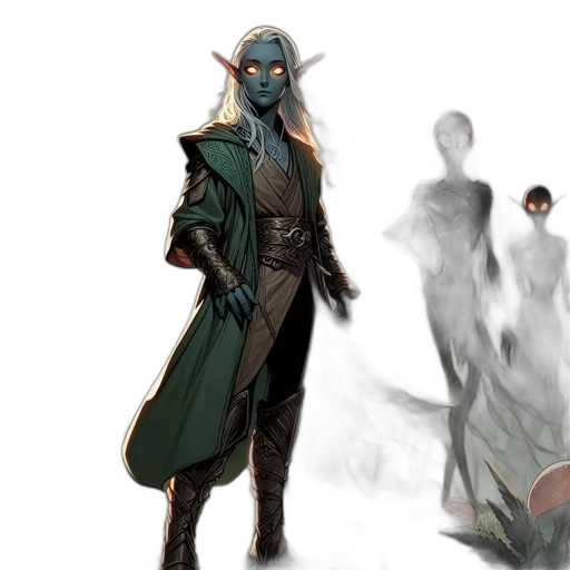 concept art, fantasy art, comic book art, watercolor transparent PNG cut-out
