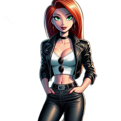jacket, cartoon, comic book art, concept art transparent PNG cut-out