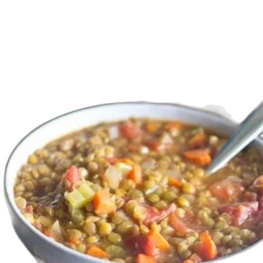 food, bowl, lentil, soup transparent PNG cut-out