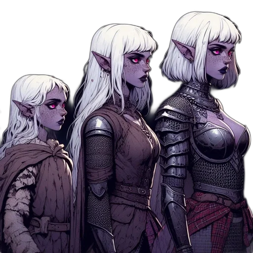 concept art, fantasy art, comic book art, pixel art transparent PNG cut-out