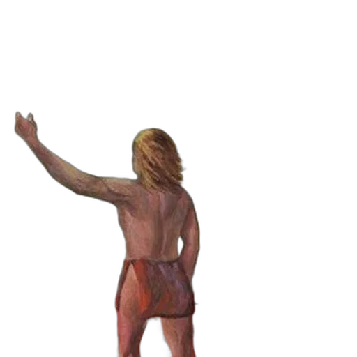 staff, creature, dress, weapon transparent PNG cut-out