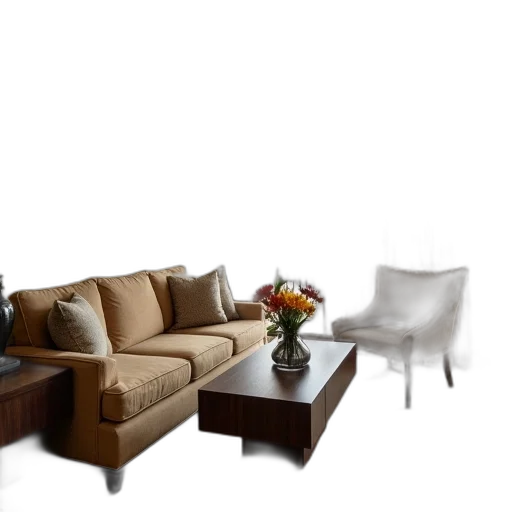 furniture, 3d render, photorealistic, concept art transparent PNG cut-out