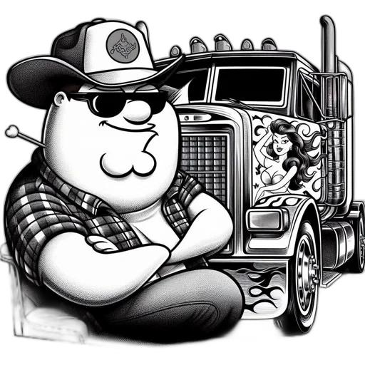 car, cartoon, comic book art, concept art transparent PNG cut-out