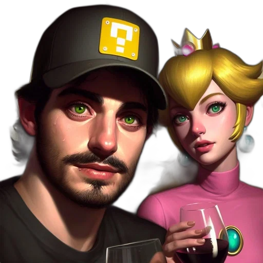hat, face, concept art, photorealistic transparent PNG cut-out