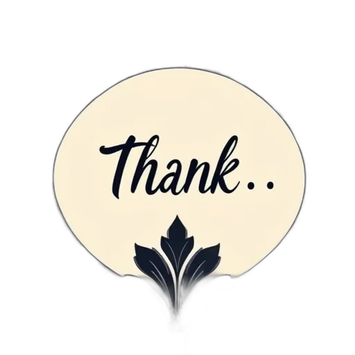 elegant, damask, thank, card transparent PNG cut-out