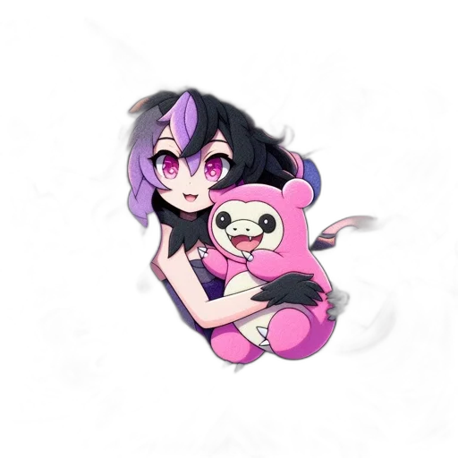 creature, animal, staff, anime transparent PNG cut-out